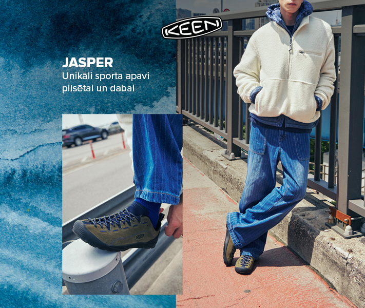 Keen Jasper un Keen Jasper Zionic &ndash; ērti brīvā laika apavi vīrie&scaron;iem un sievietēm ar unikālu dizainu, izturīgu zoli un komfortu visai dienai. 365 d. bezmaksas atgrie&scaron;ana.